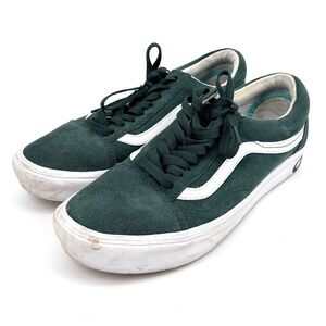 Vans Old Skool ComfyCush Forest Green Suede Sneakers Mens 7 Womens 8.5 500664